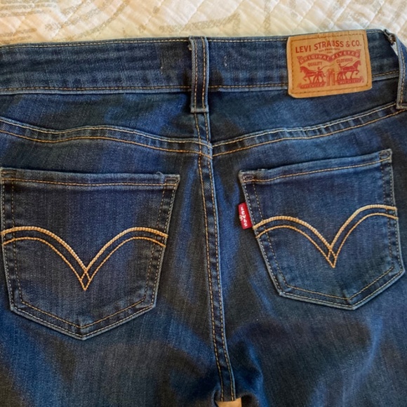 Levi's 535 Super Skinny Dark Wash Sz 26 - Picture 2 of 11